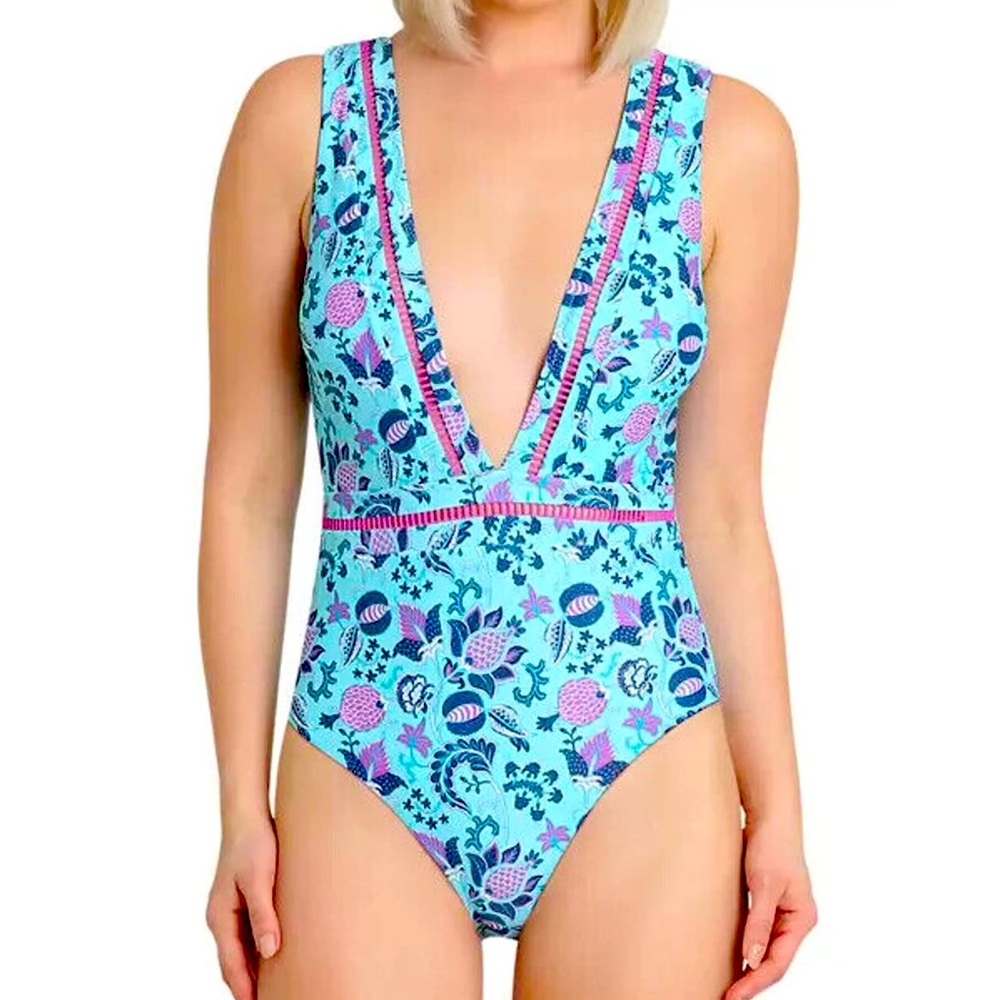 NWT Nanette Lepore Swimsuit Size 10 beautiful one piece